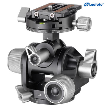 Leofoto G4 3-Axis tripod head with NP-60 plate, perfect for architectural and landscape photography